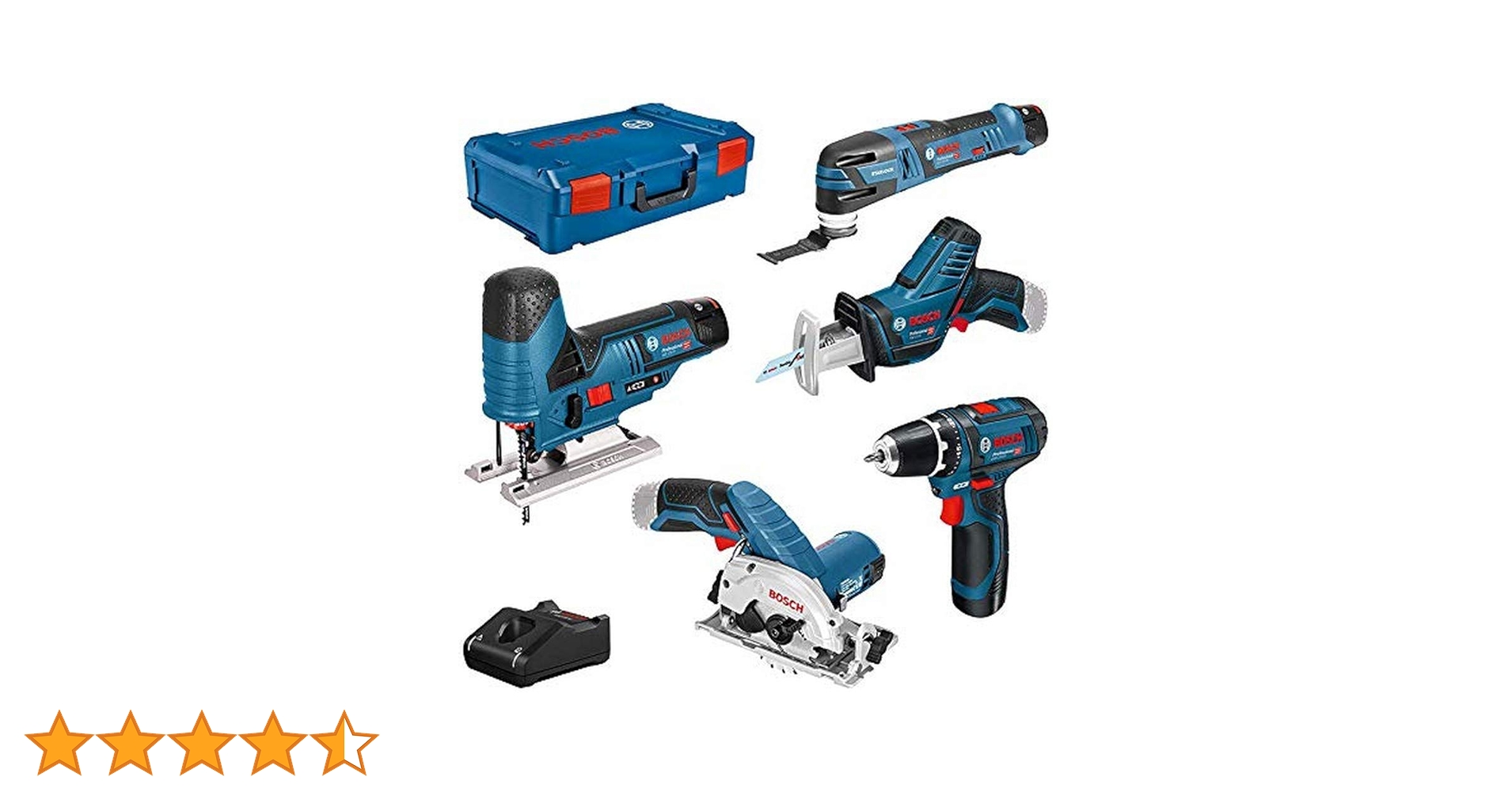 BOSCH12122158252セット Zestaw końcówek do drewna do narzędzi wielofunkcyjnych, 7